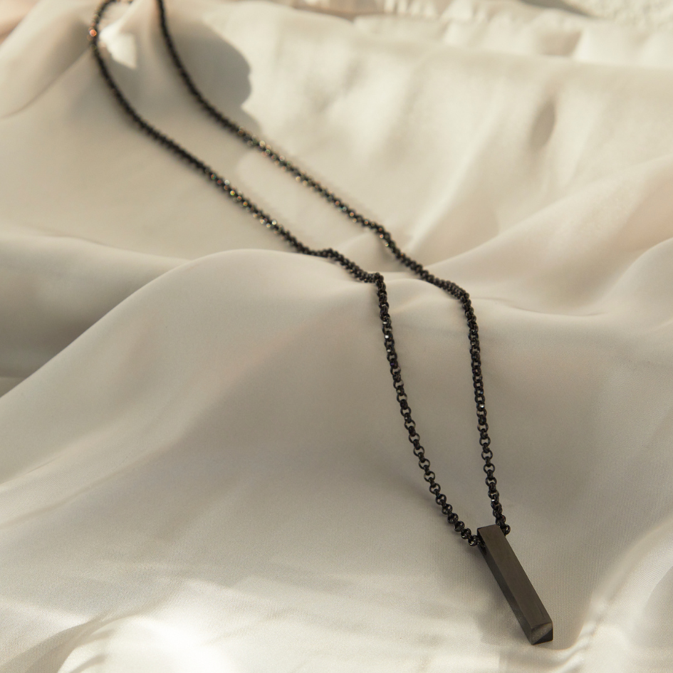 Custom | Mens Vertical Bar Necklace