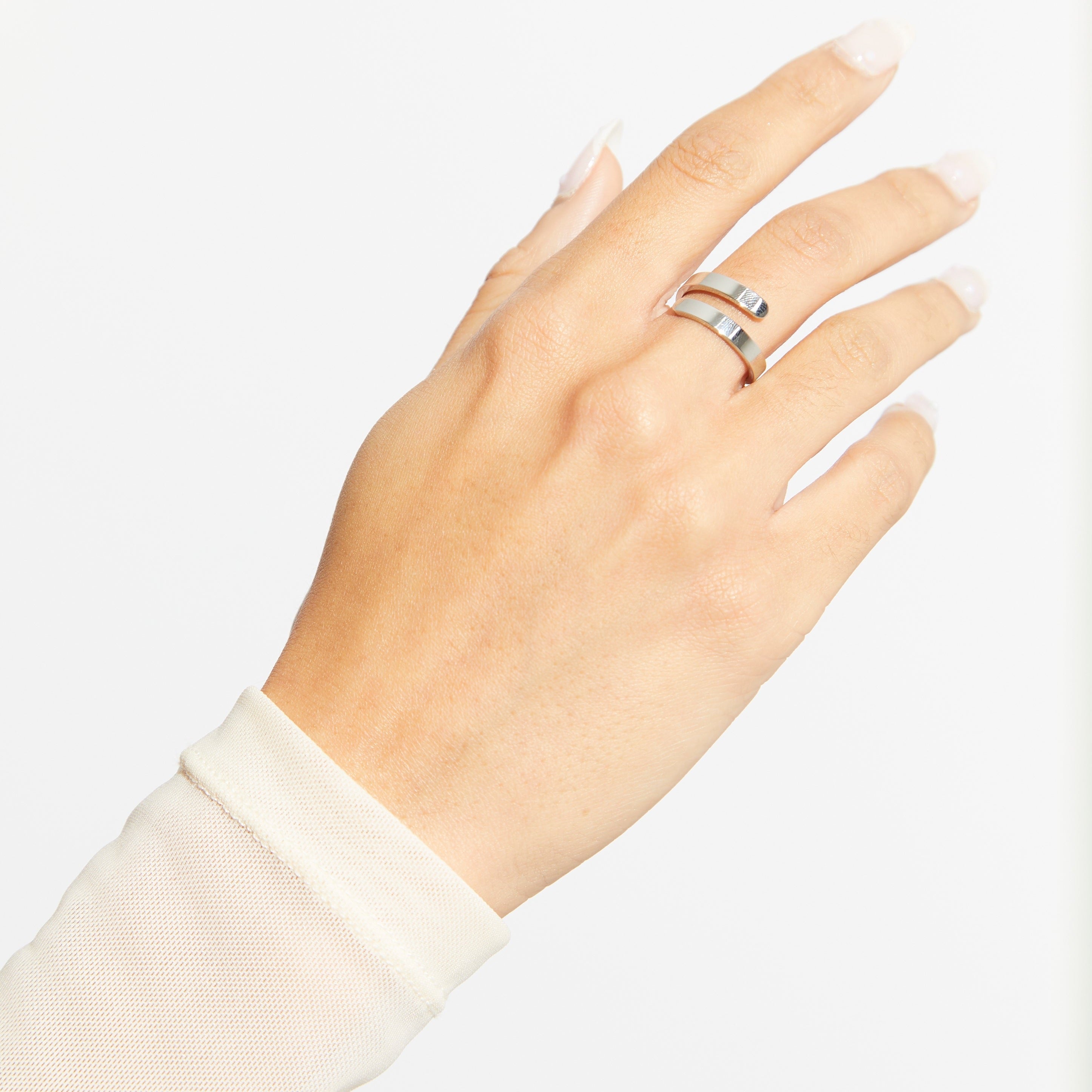 Custom | Engravable 2 Name Wrap Ring