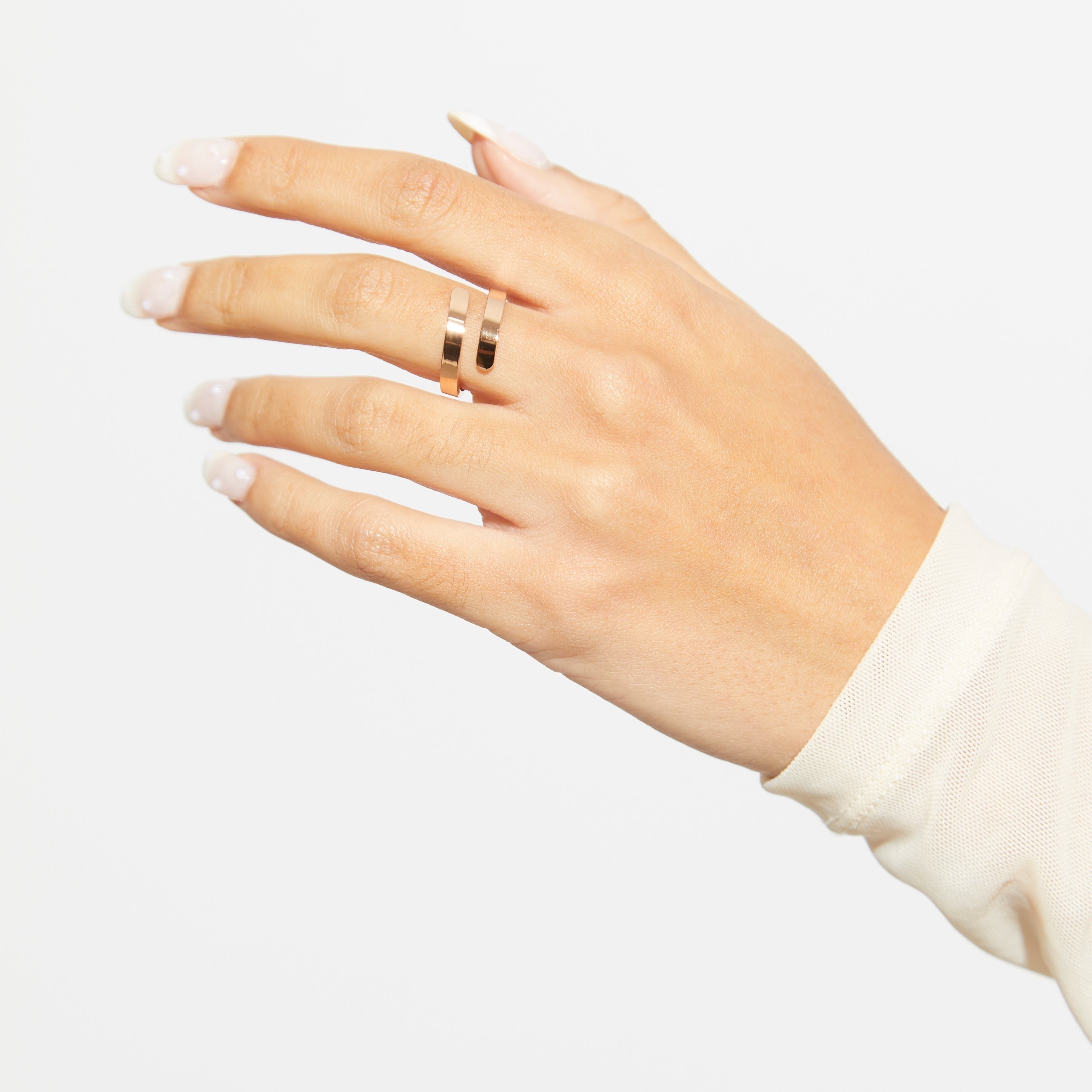 Custom | Engravable 2 Name Wrap Ring