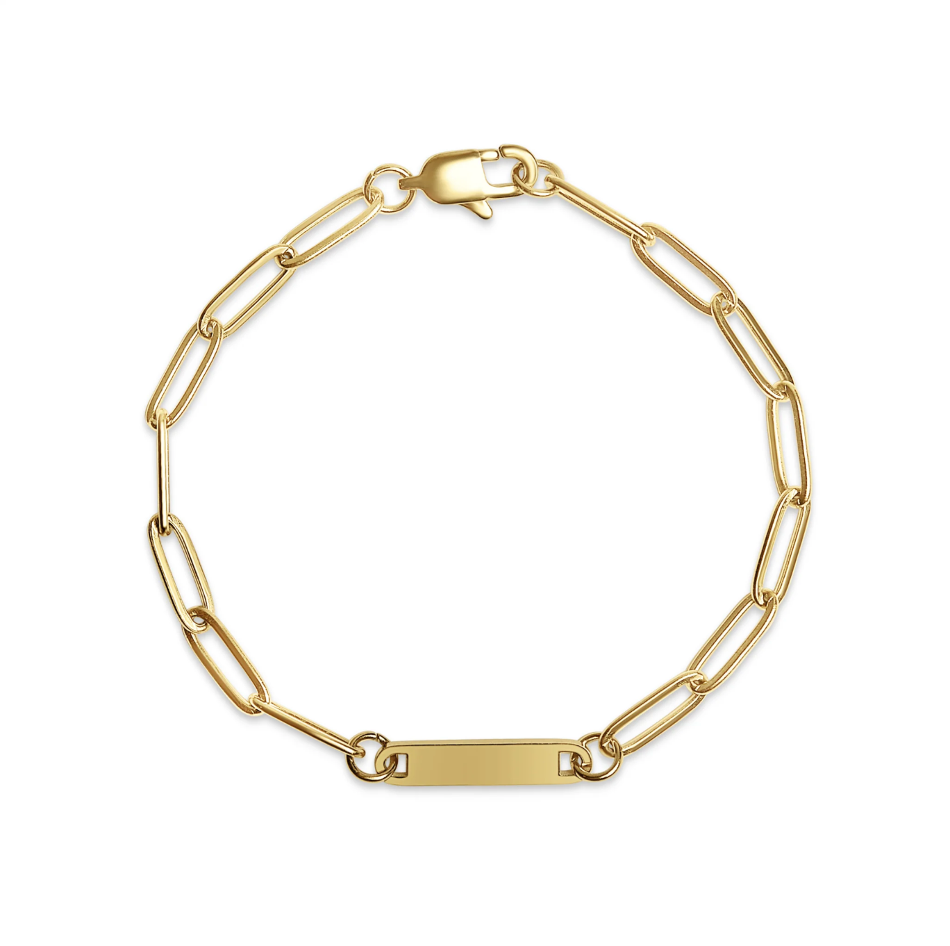 Custom | Paperclip Bar Bracelet