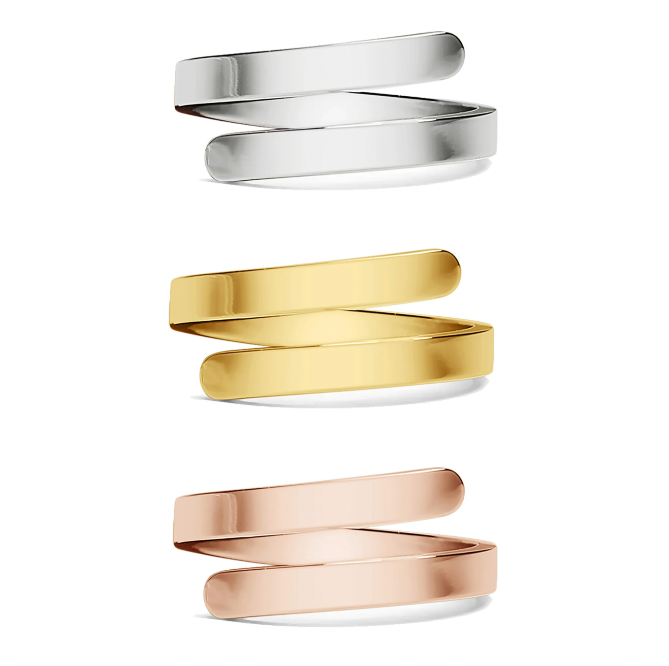 Custom | Engravable 2 Name Wrap Ring